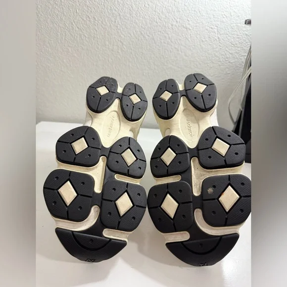 New Balance 9060White and Black Athletic Shoes - Picture 7 of 9